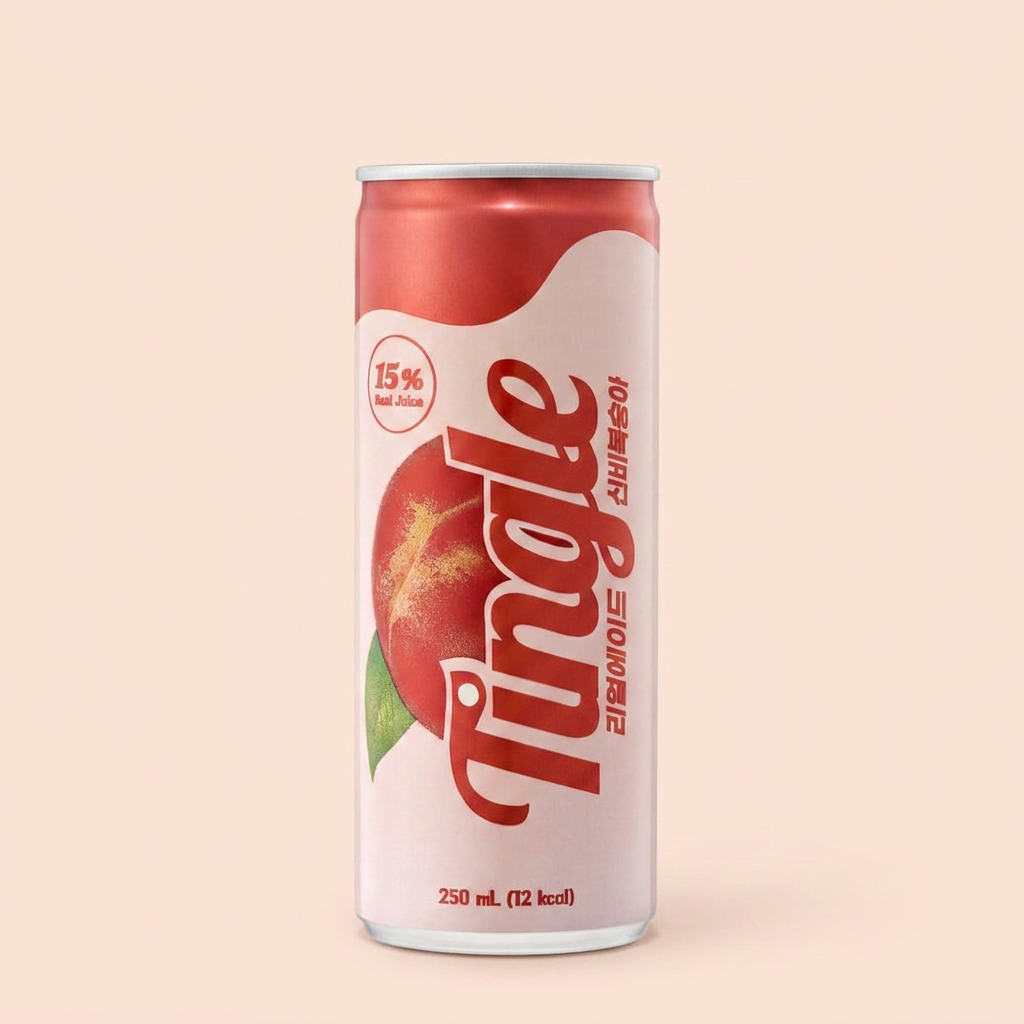 팅글 리얼에이드 신비복숭아, 250ml, 24캔