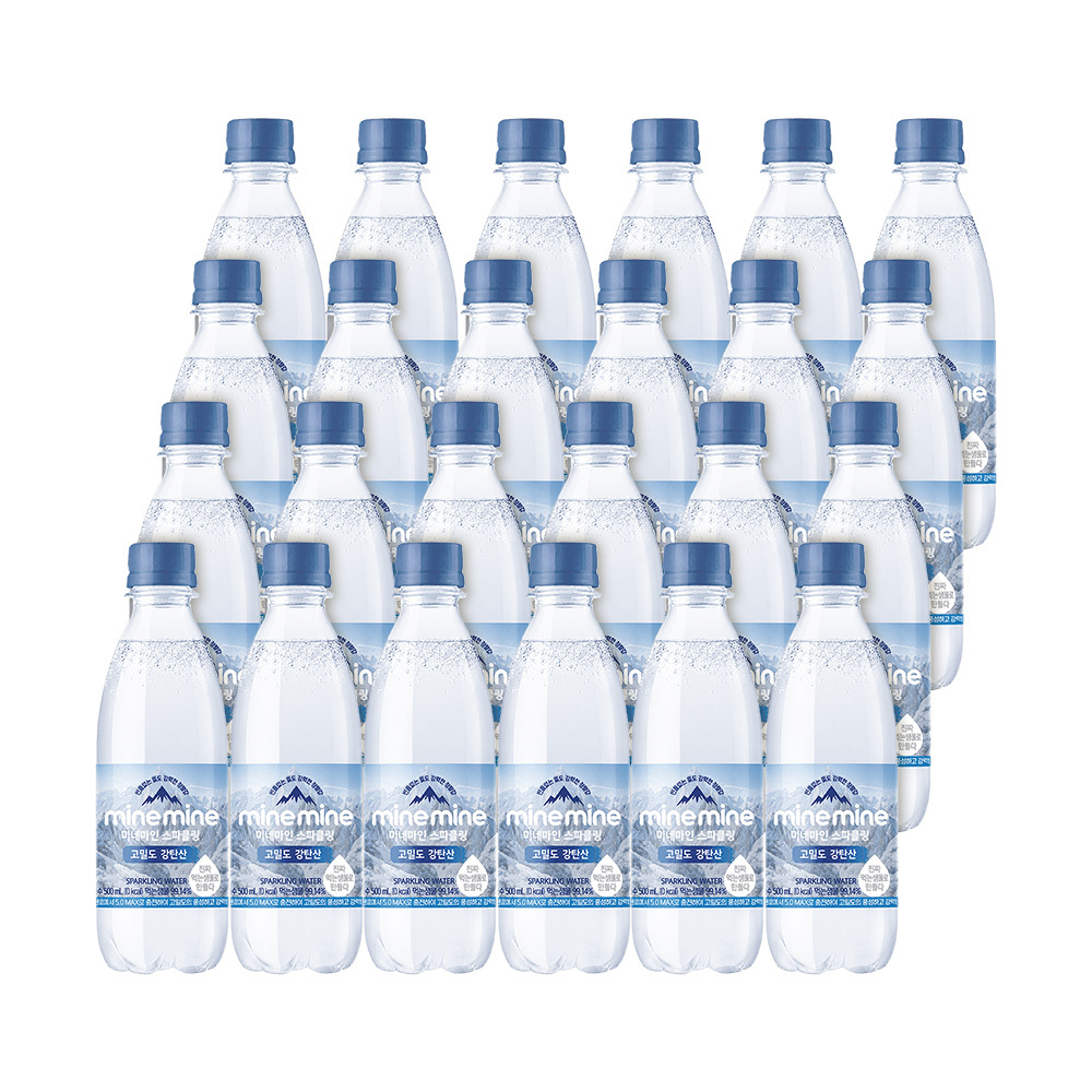 동원 미네마인 스파클링 고밀도 강탄산 탄산수, 500ml, 40개