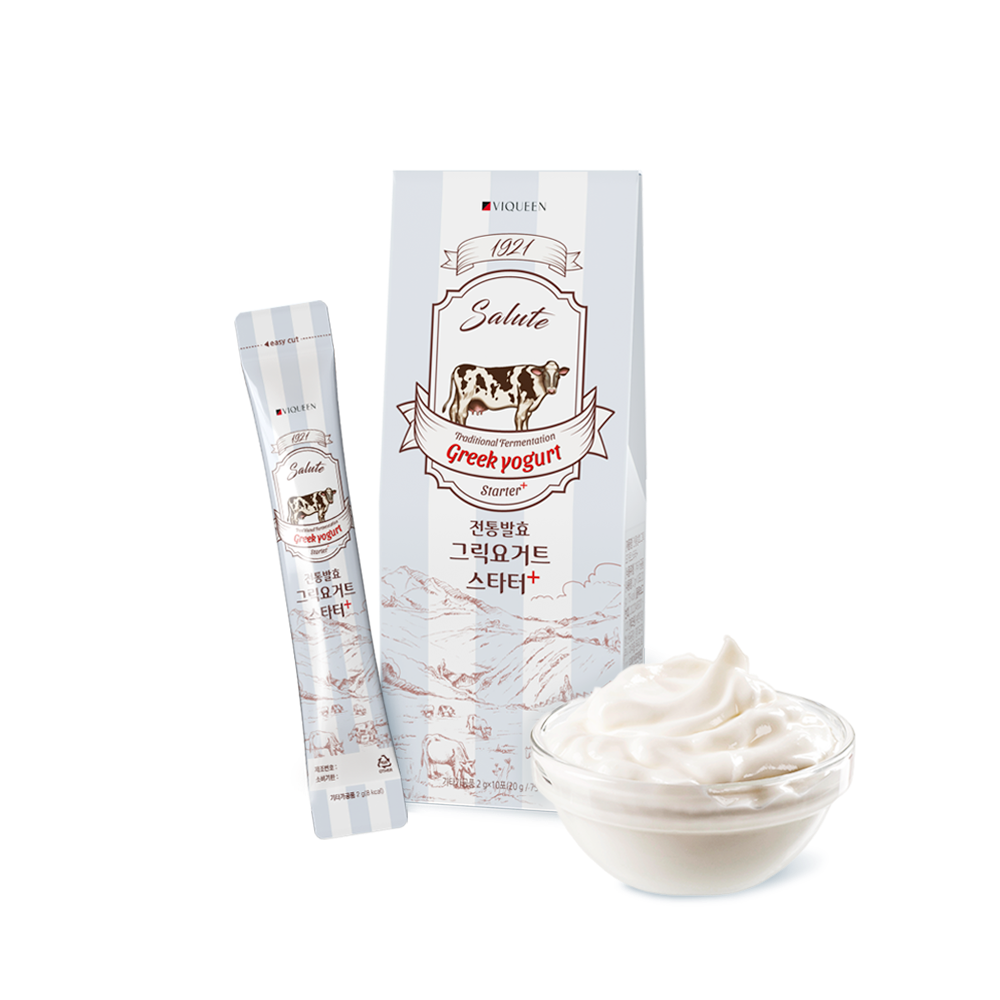 바이퀸 1921살루트 전통발효 그릭 요거트 스타터 플러스, 20g, 10포, 1팩