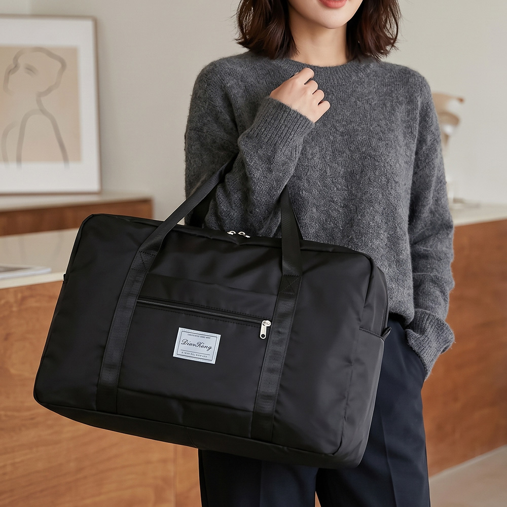 대용량 캐리어 보조 보스턴 백, 블랙, 2개