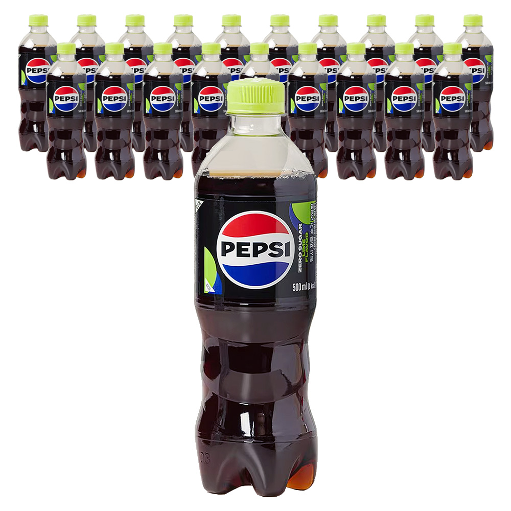 롯데칠성 펩시 제로슈거 라임 업소용, 500ml, 20개