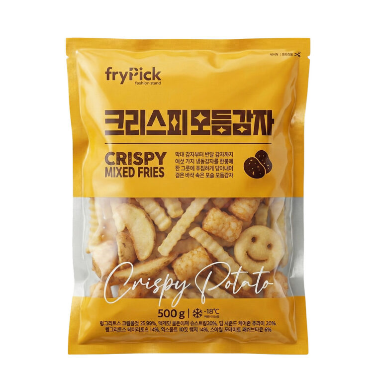 프라이픽 크리스피 모듬감자튀김, 500g, 2개