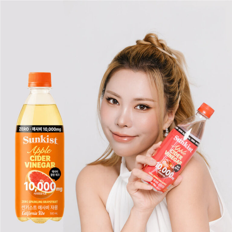 썬키스트 애사비 스파클링 제로 자몽, 500ml, 24개