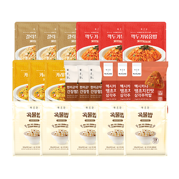 바르닭 다이어트 밥 6종 세트, 20팩, 1세트