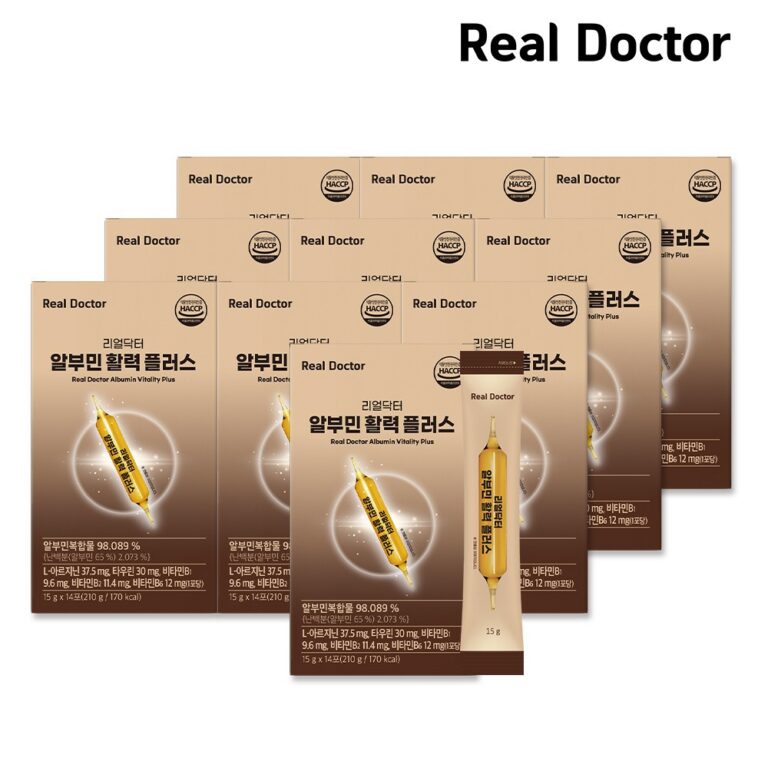 리얼닥터 알부민 활력 플러스, 15g, 14포, 10박스
