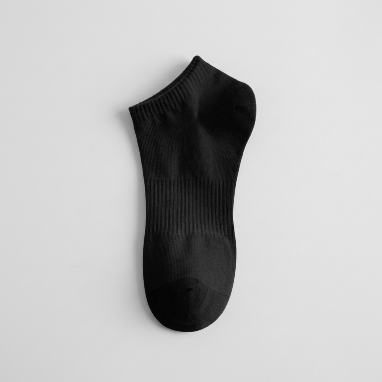 남녀 발이 편한 스니커즈 발목 양말, 여성용, 화이트, 220~250mm, 20켤레