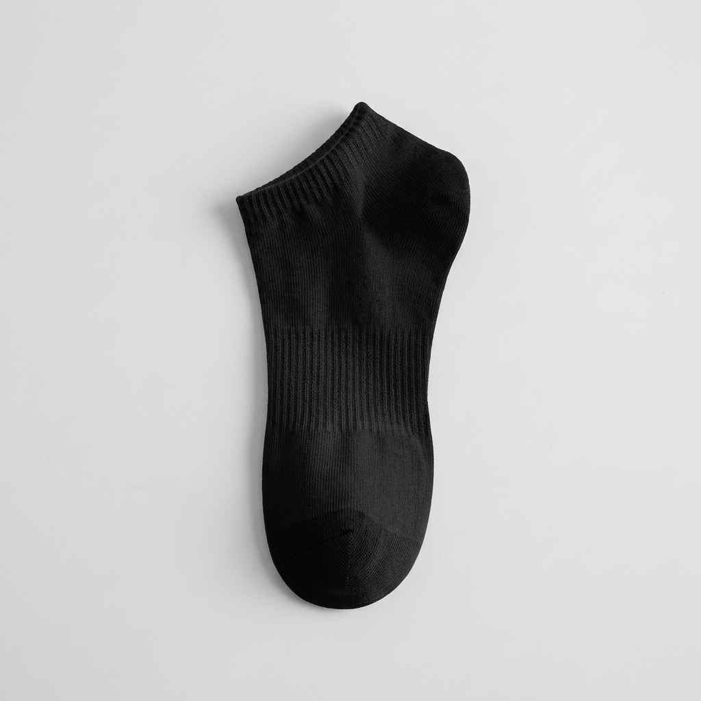 남녀 발이 편한 스니커즈 발목 양말, 여성용, 화이트, 220~250mm, 20켤레