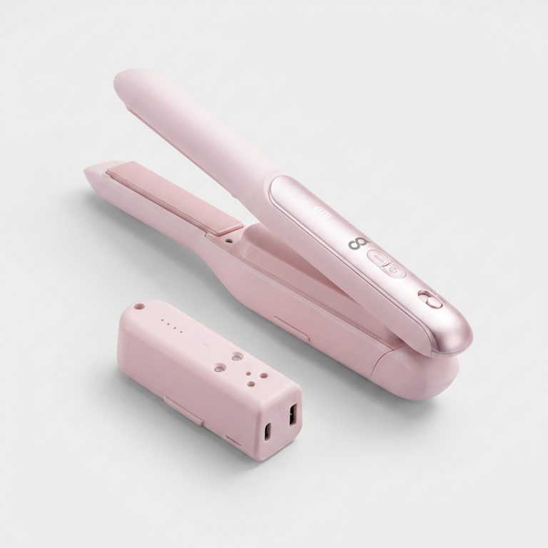 오아 프리온 무선 고데기 OSTR-013PK, 핑크, 1개
