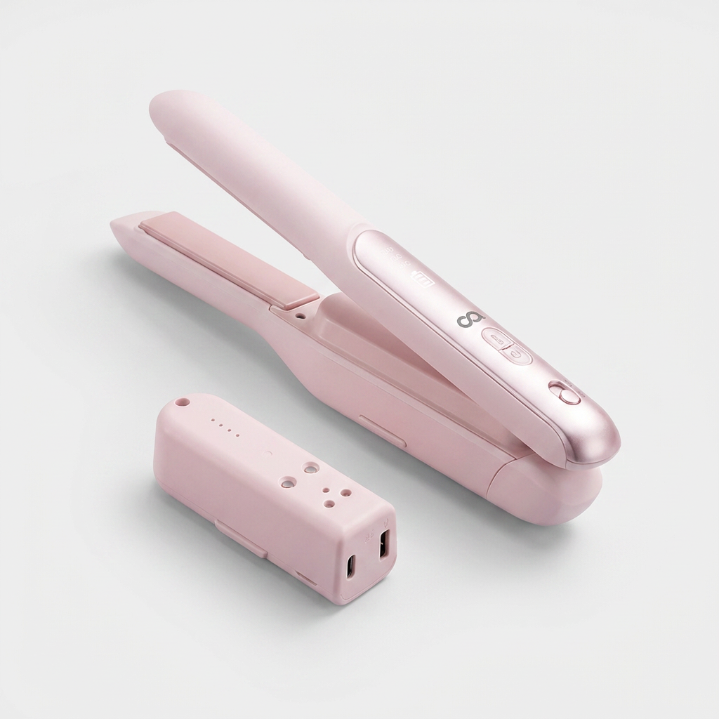 오아 프리온 무선 고데기 OSTR-013PK, 핑크, 1개