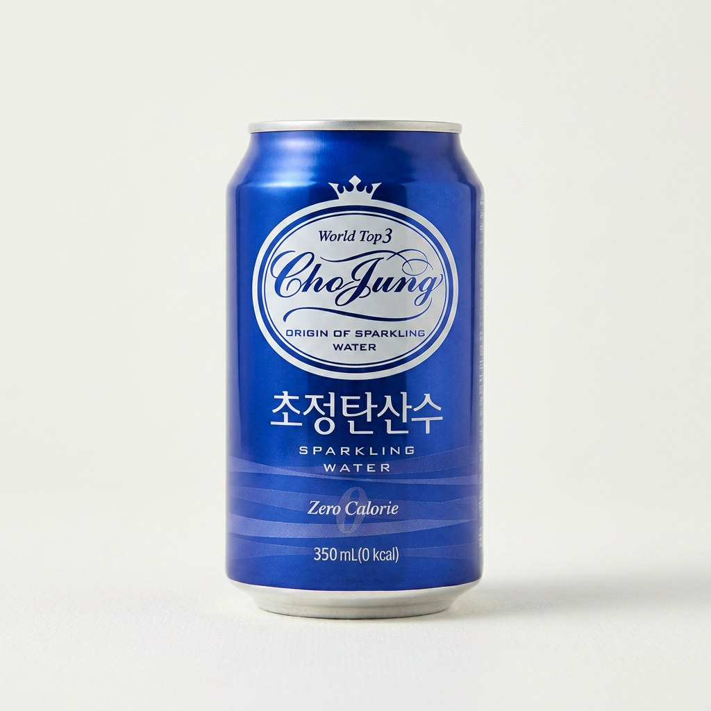 초정탄산수, 플레인, 350ml, 24캔