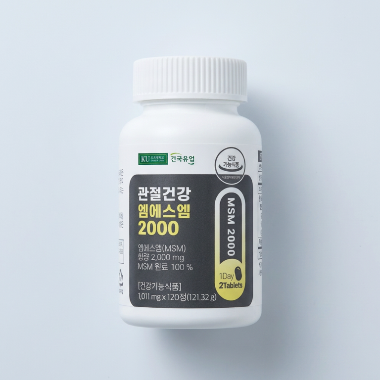 건국유업 관절건강 엠에스엠 2000, 120정, 2개