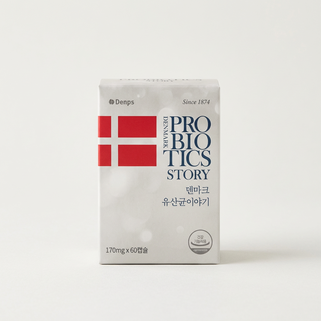 덴프스 덴마크 유산균이야기, 170mg, 60캡슐, 6박스