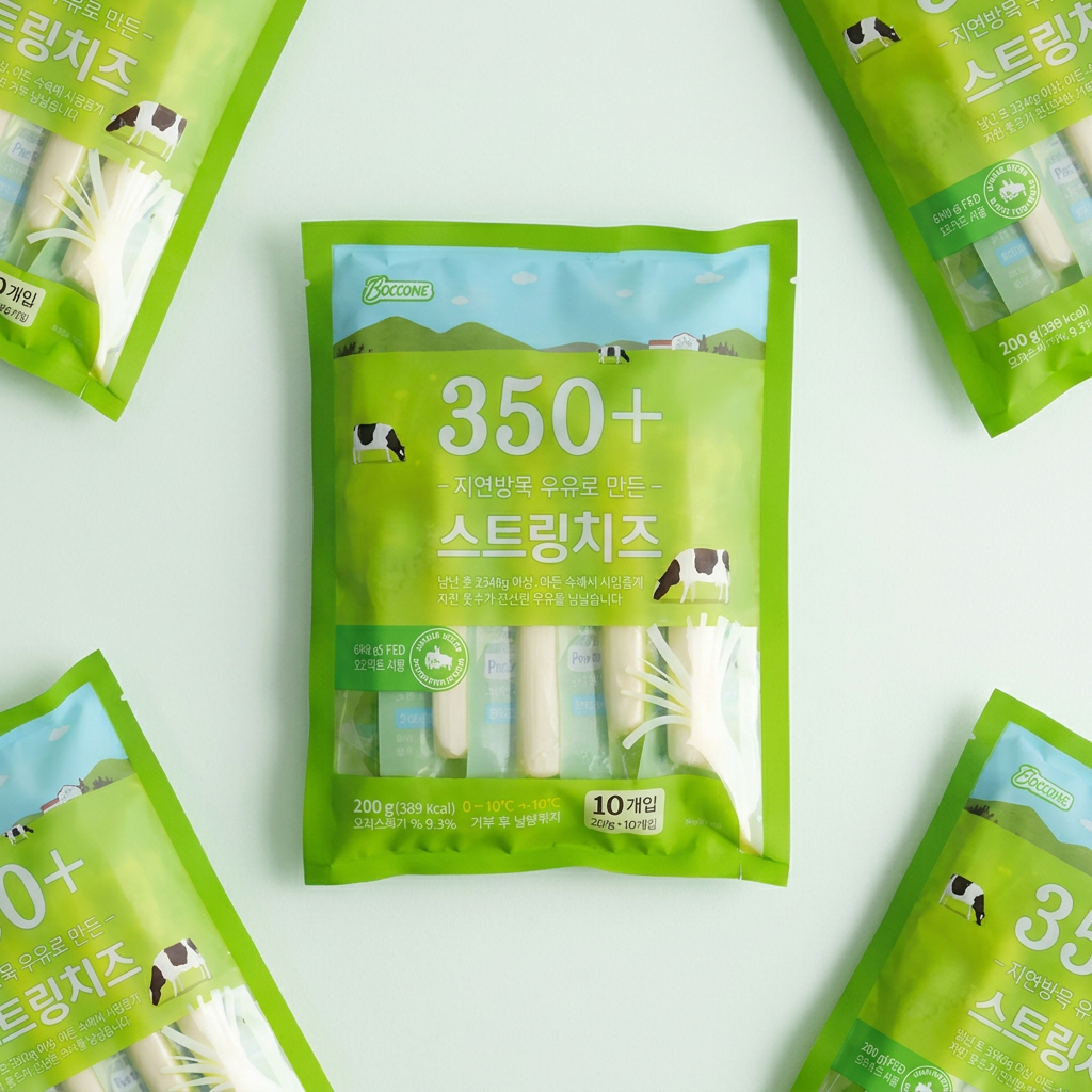 보꼬네 스트링치즈, 모짜렐라 93프로, 200g, 4개
