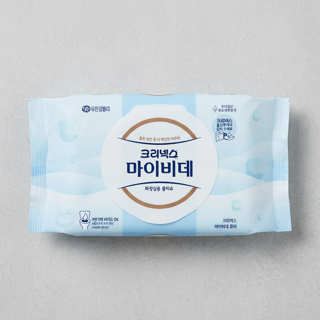 크리넥스 마이비데 퓨어 캡, 40매, 9팩