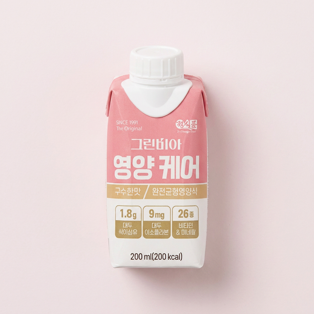그린비아 영양 케어 구수한맛, 200ml, 36팩