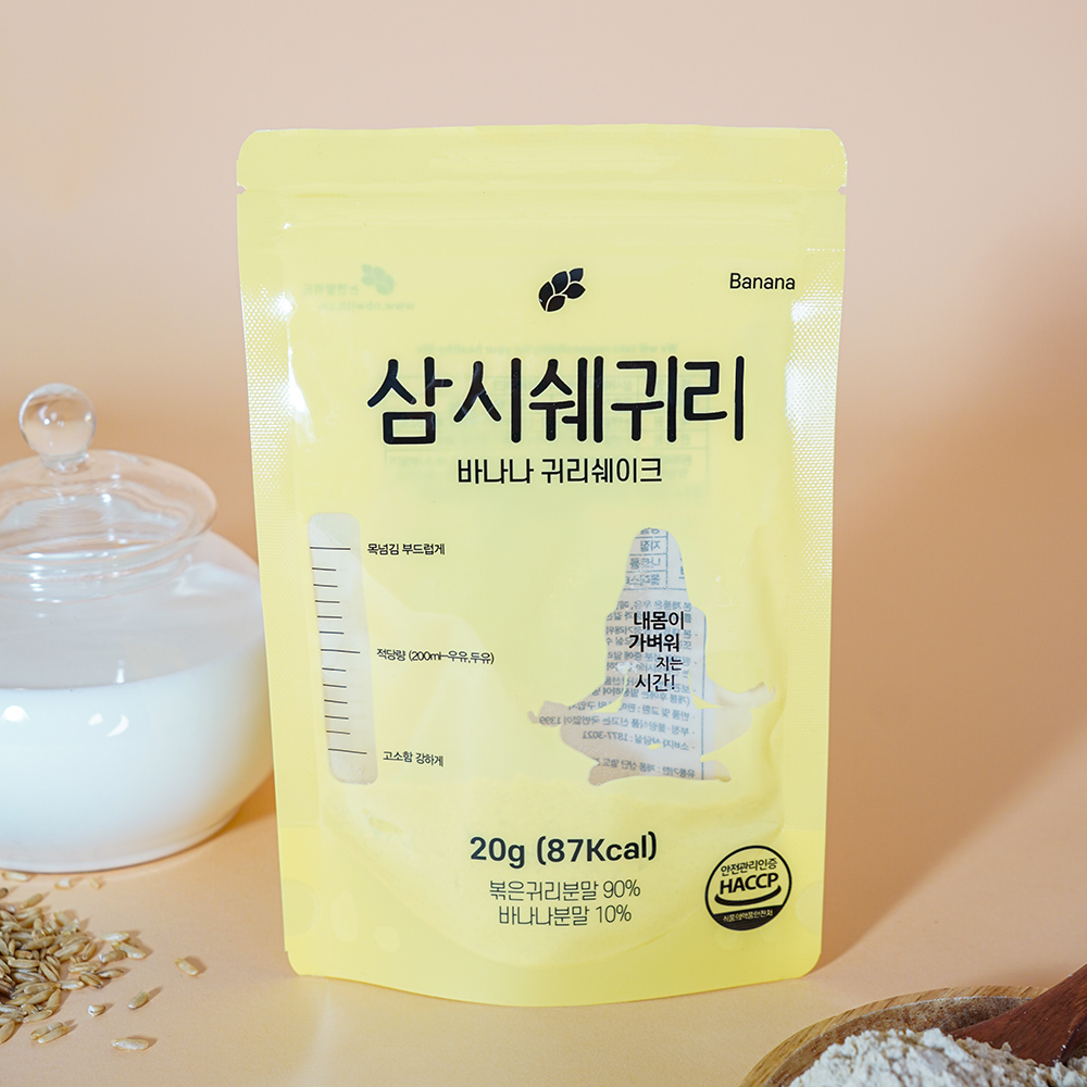 논앤밭위드 삼시쉐귀리 귀리쉐이크, 바나나, 20g, 30개