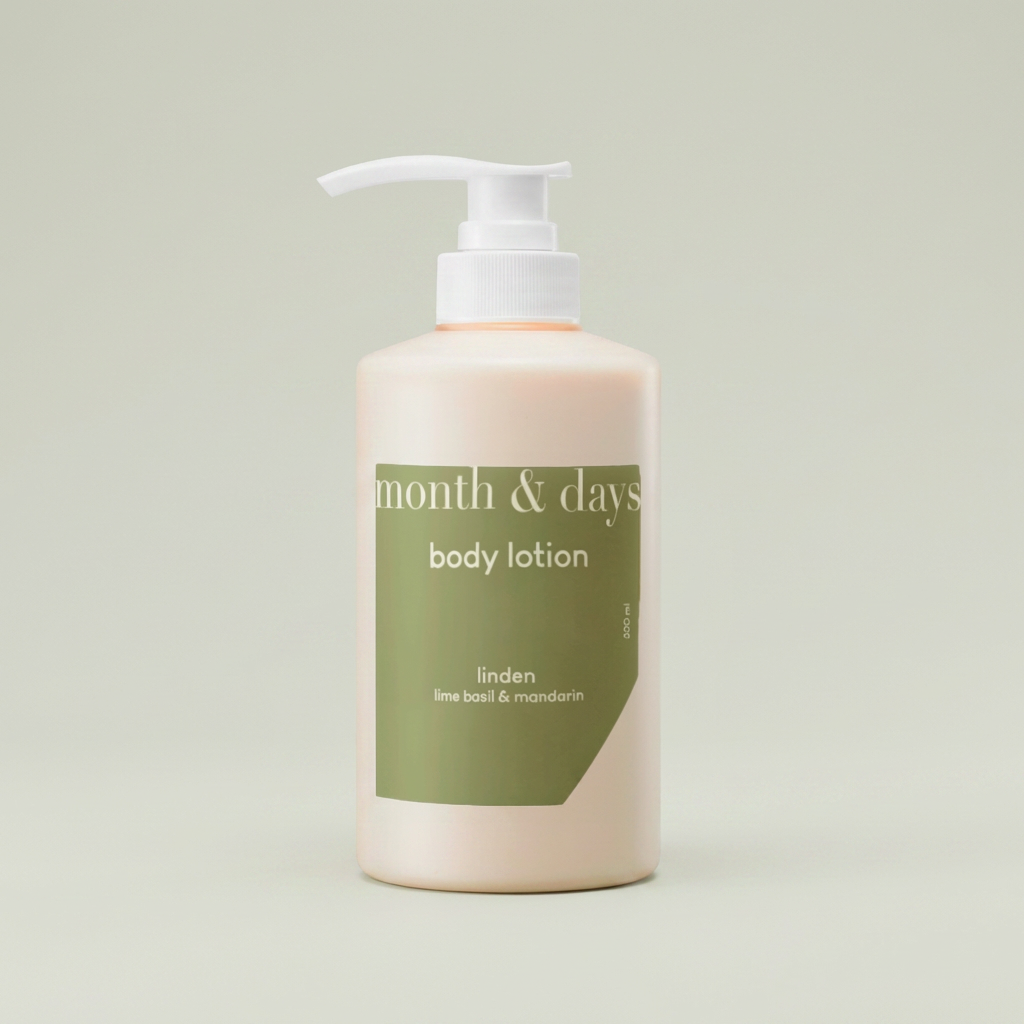 먼스앤데이즈 퍼퓸케어 바디로션, 린든 라임바질 앤 만다린, 500ml, 1개