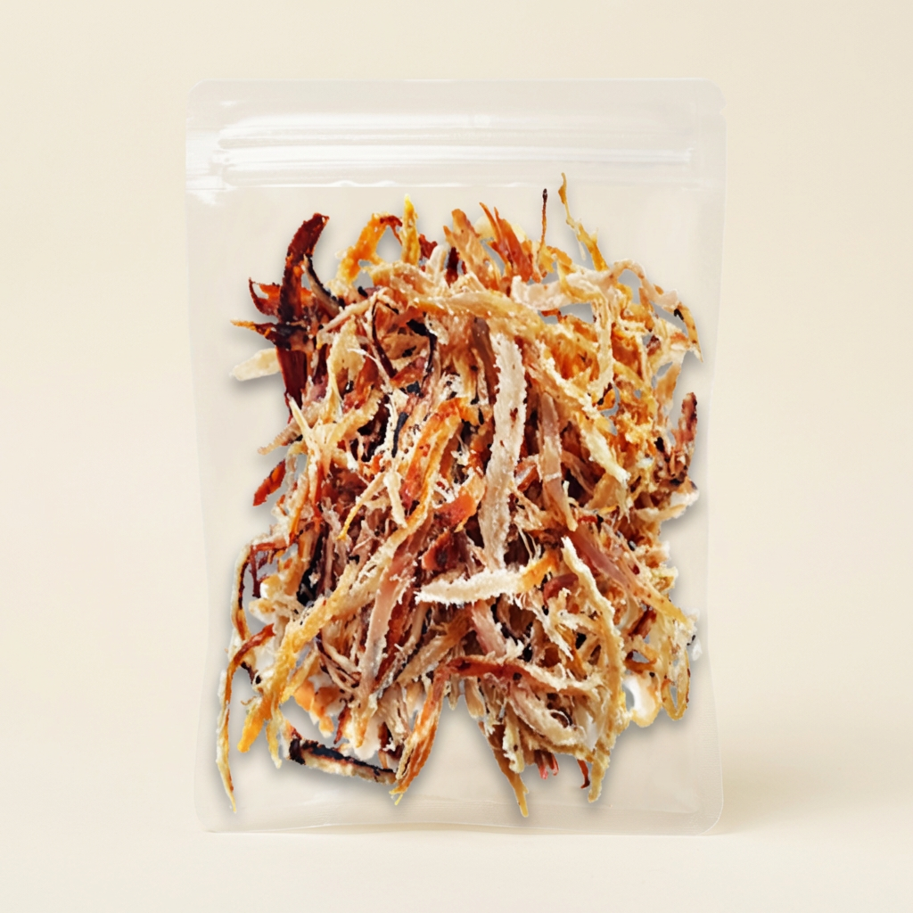 바다모아 맥반석 버터구이 오징어채, 200g, 1봉