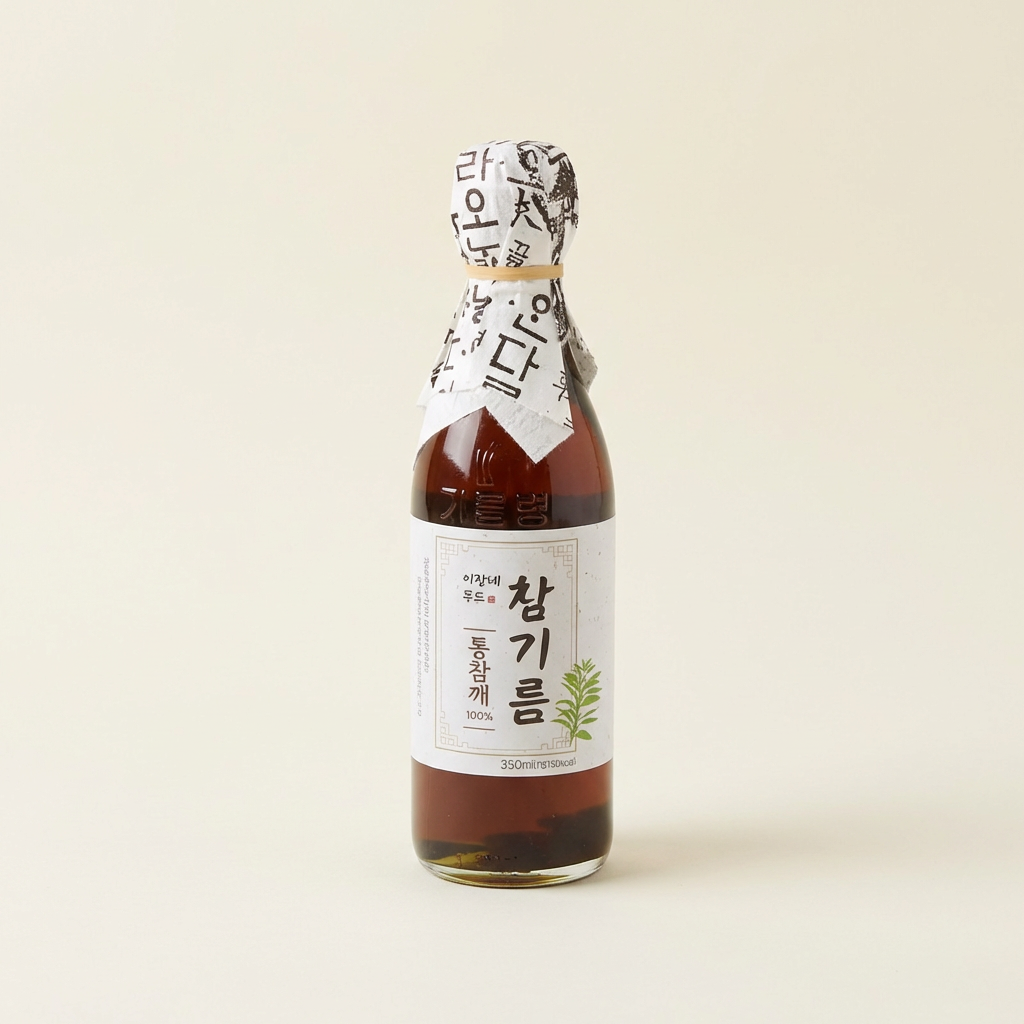 전통압착 통참기름, 350ml, 2개