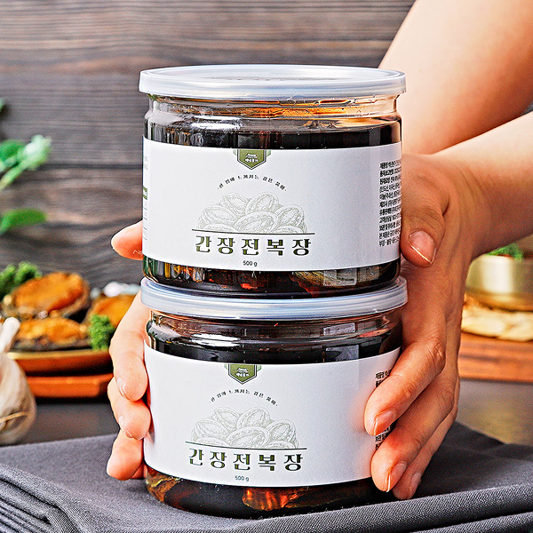 백년본가 간장 전복장, 500g, 2개