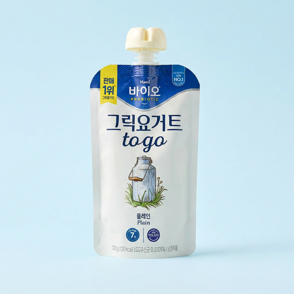 매일바이오 그릭요거트 TO-GO, 플레인, 120g, 12개