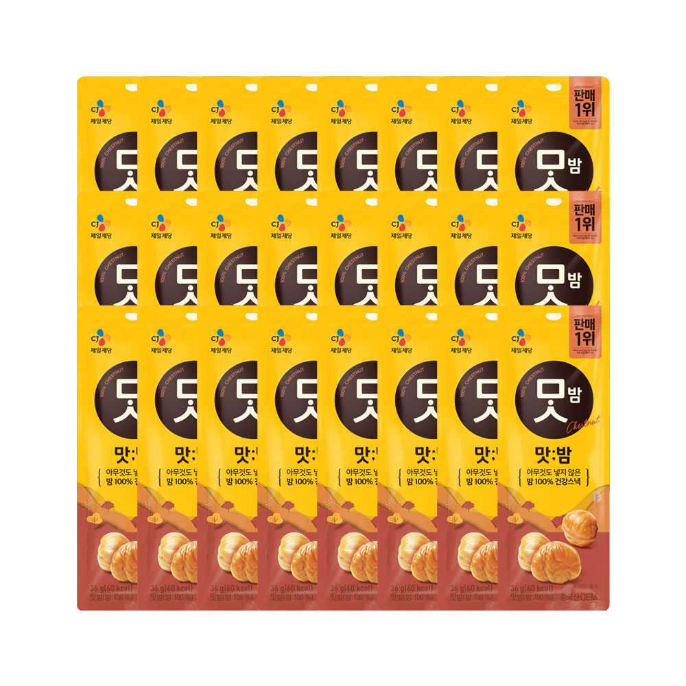 CJ제일제당 맛밤, 36g, 24개