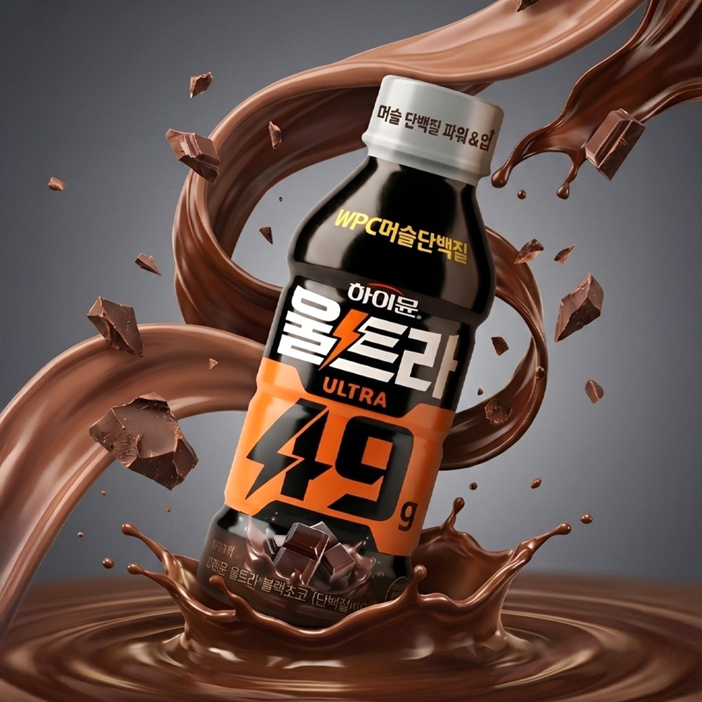 일동후디스 하이뮨 울트라 49g 블랙초코맛, 400ml, 4개