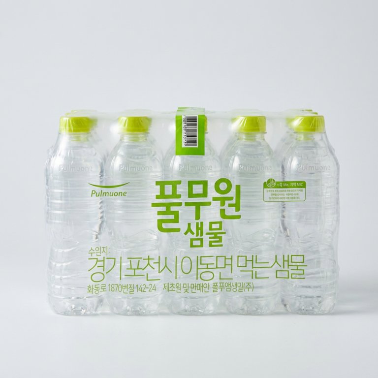 풀무원샘물 무라벨, 500ml, 60개