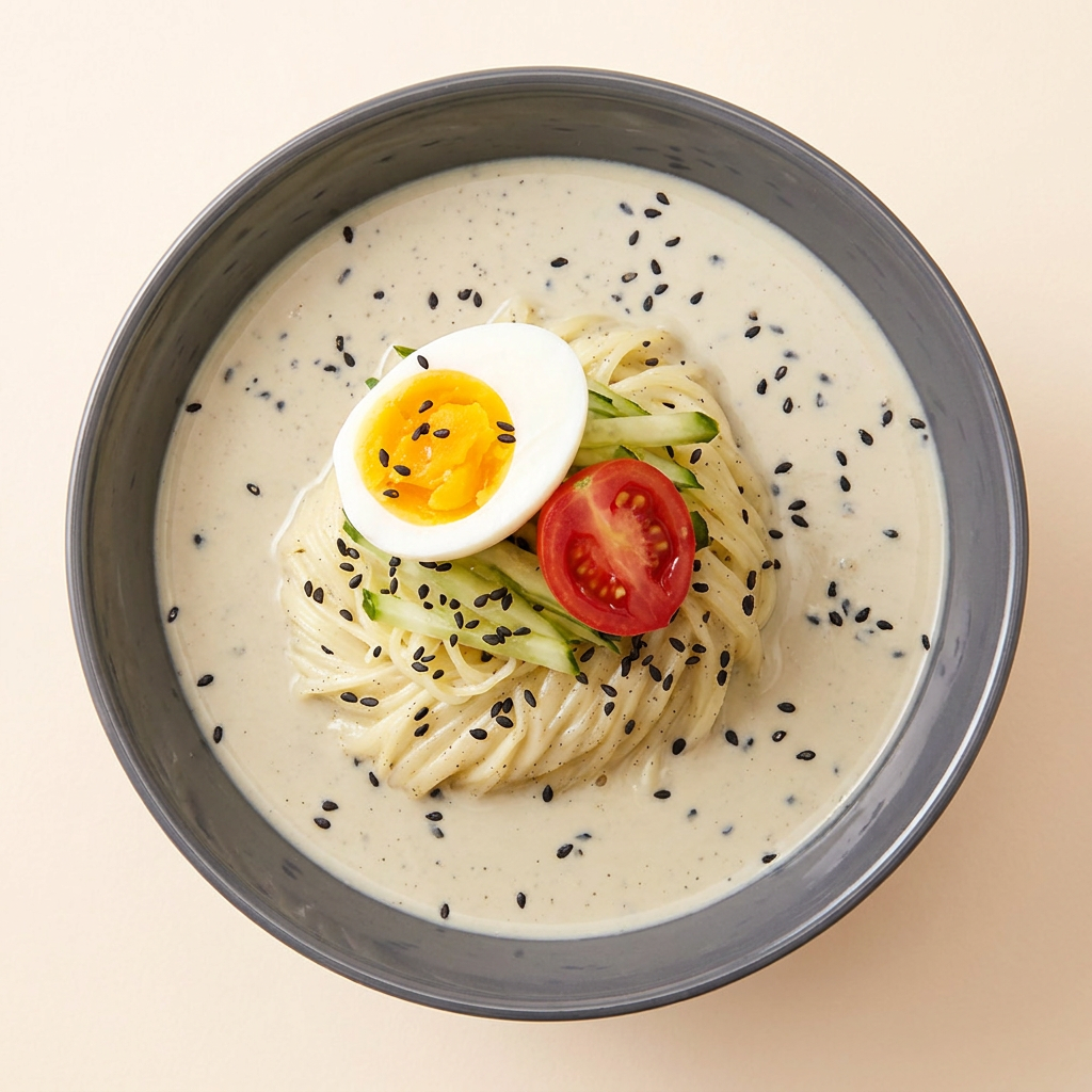 지니쿡 정말 진한 검은 콩국수 서리태 콩국물 가루, 750g, 1개 + 치자국수, 1kg, 1개