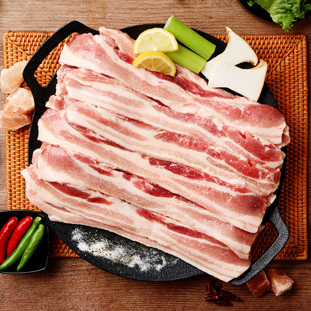 대용량 삼겹살, 1kg, 5팩
