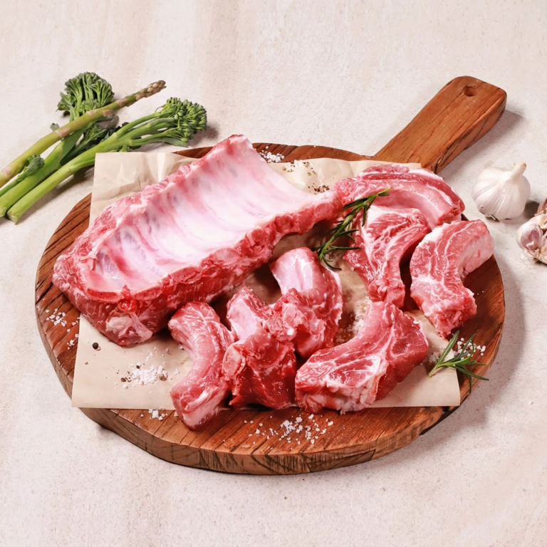 푸드장 로인립 돼지 등갈비, 1kg, 1팩