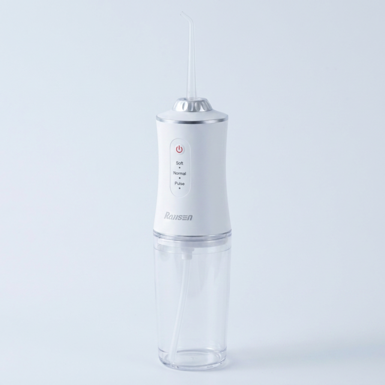 란센 휴대용 구강 세정기, HL18650, 화이트, 1개