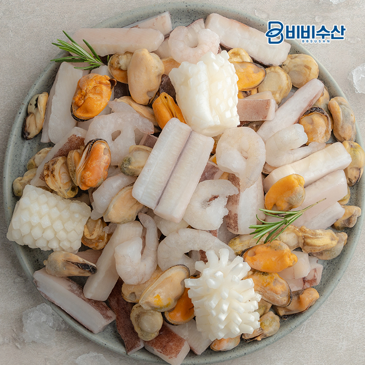 비비수산 냉동 해물모둠, 600g, 5개