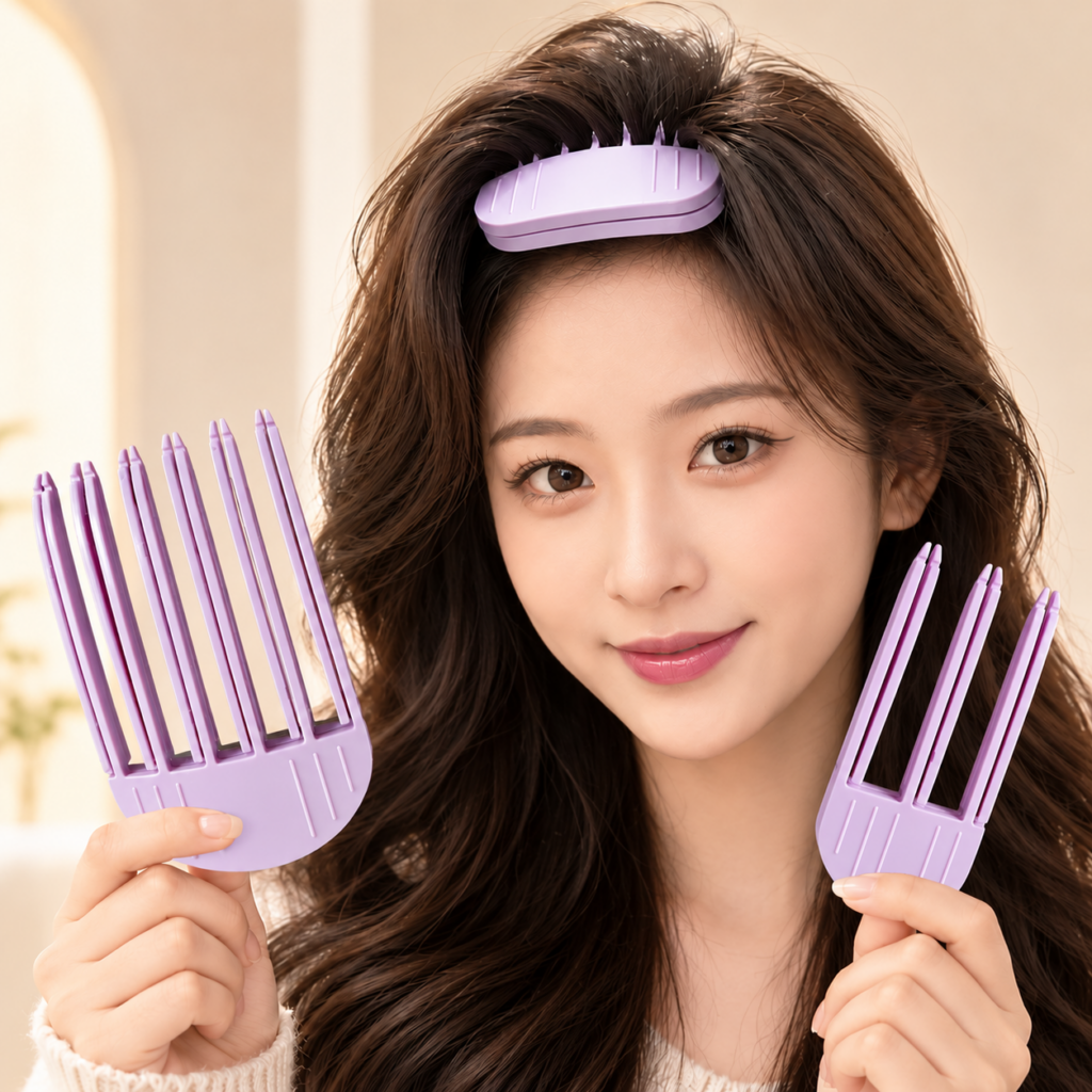 세플로 뿌리볼륨 헤어집게핀 2종, 소프트라벤더, 1세트