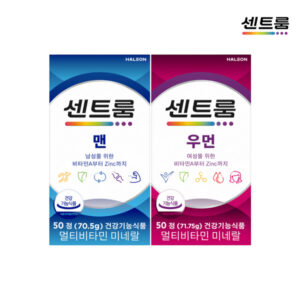 센트룸 맨 플러스 50정 + 우먼 플러스 50정, 1세트