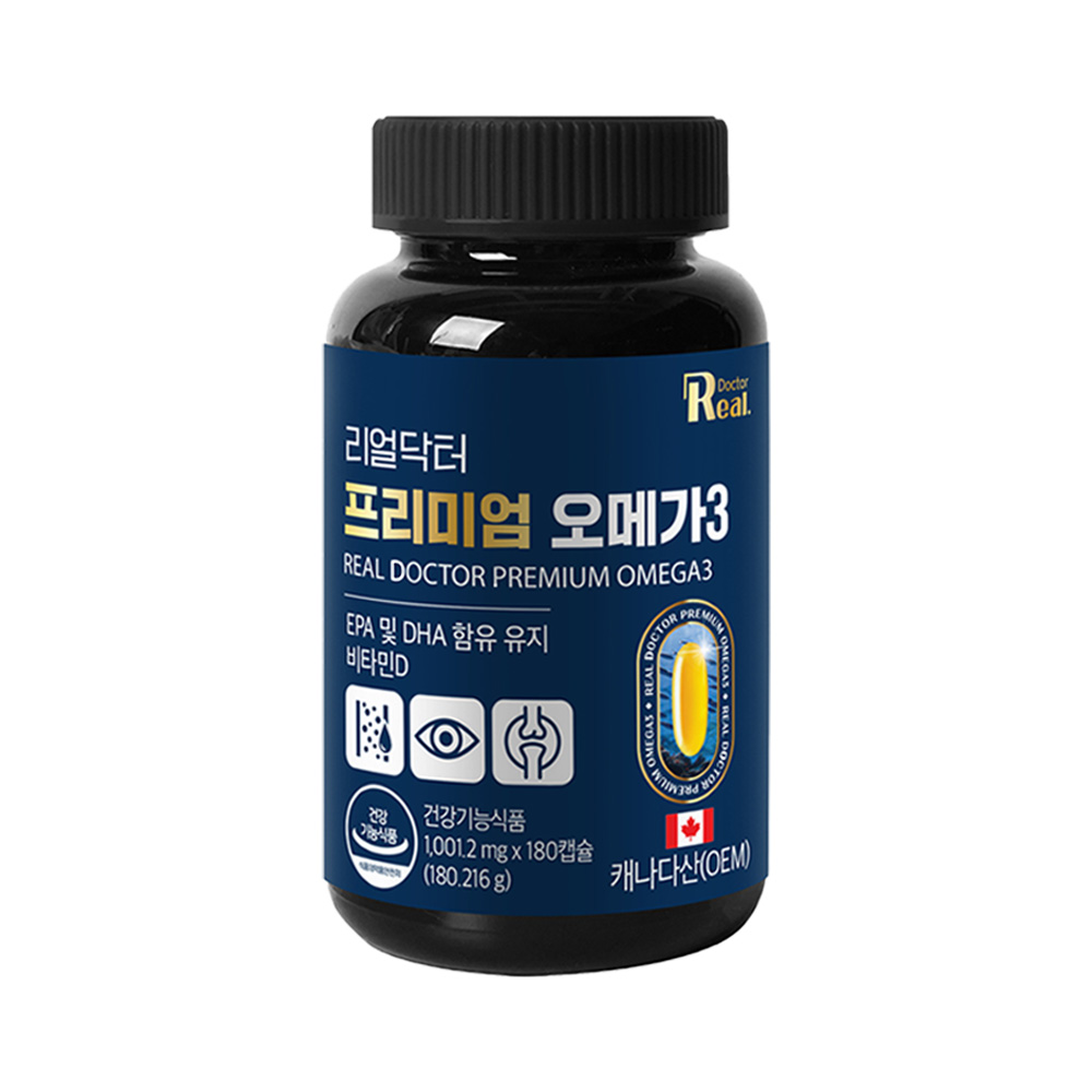 리얼닥터 오메가3, 1100mg, 180캡슐, 1개