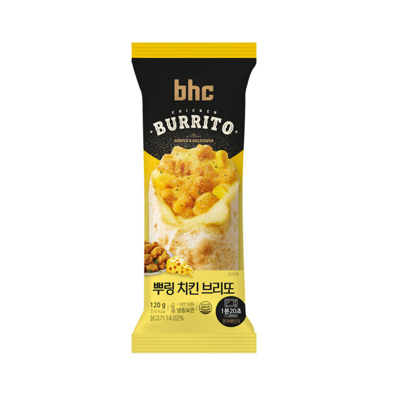 BHC 뿌링치킨 브리또, 120g, 10개