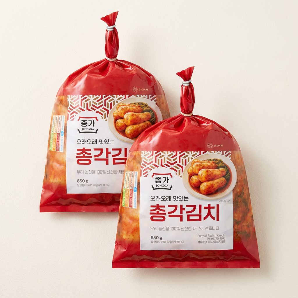 종가 총각김치, 850g, 2개