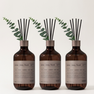 루엘디 대용량 디퓨저, 호텔 딥 우드, 500ml, 3개