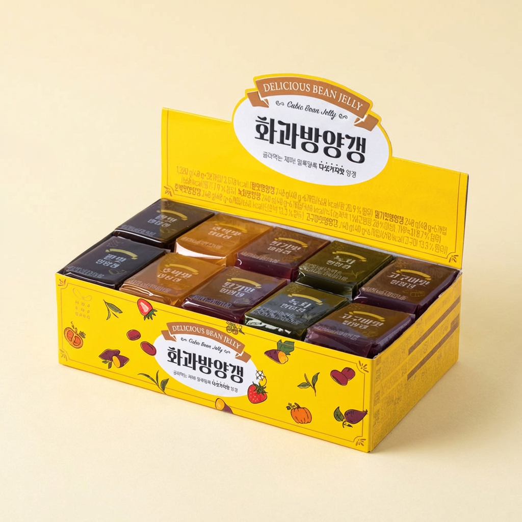 화과방 큐빅양갱, 쇼핑백 증정, 40g, 30개입, 1세트